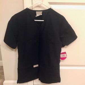 *NEW WITH TAGS* Black Scrub Top